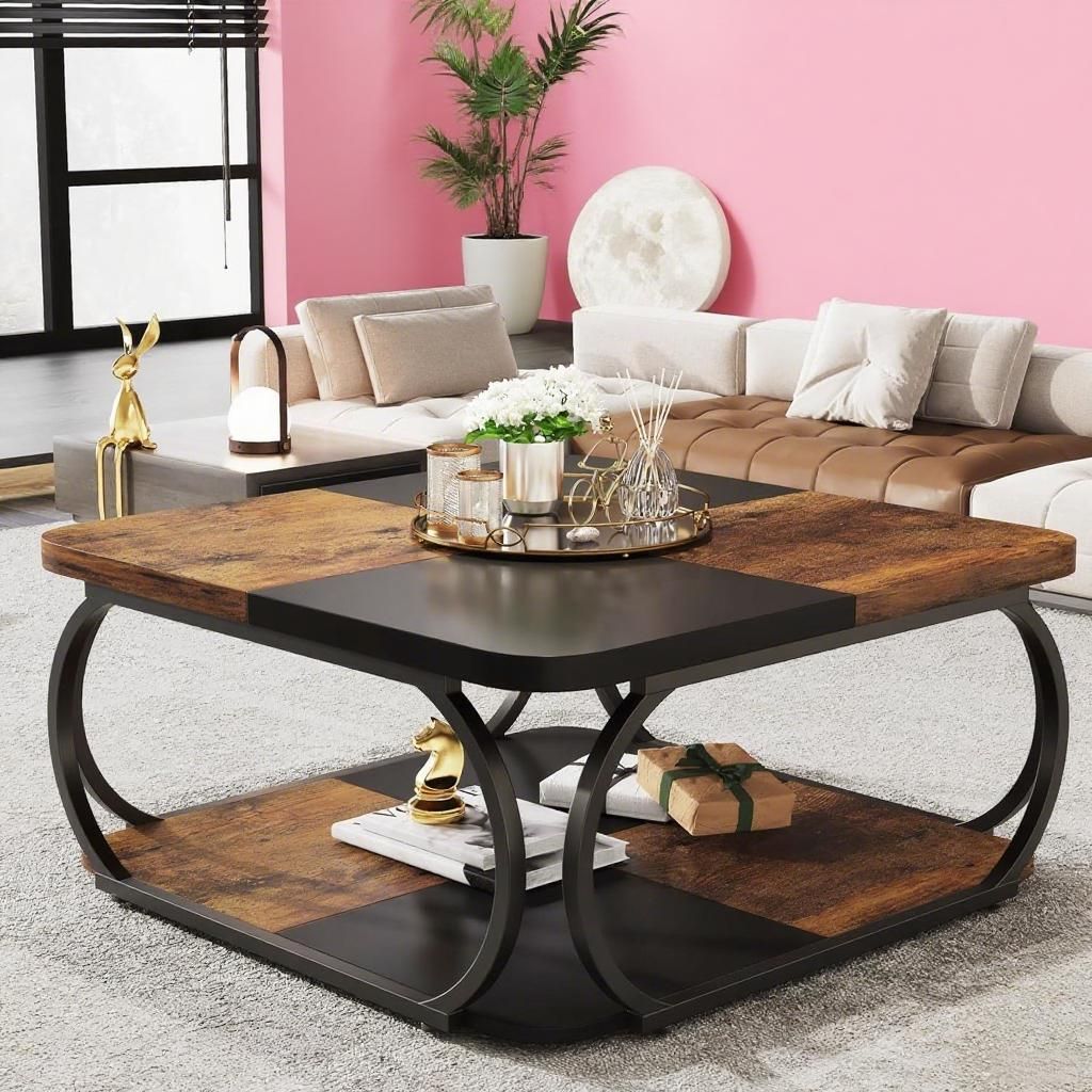 Sustainable Living Design - Mesa de Café Moderna e Durável