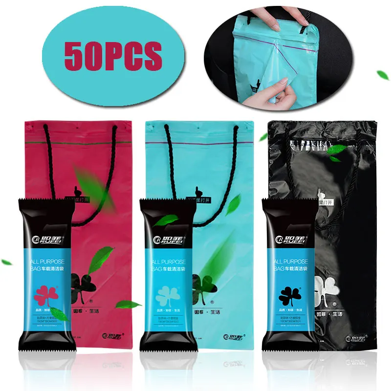 Biodegradable Bin Liner - Carro sacos de lixo descartáveis, auto-adesivo