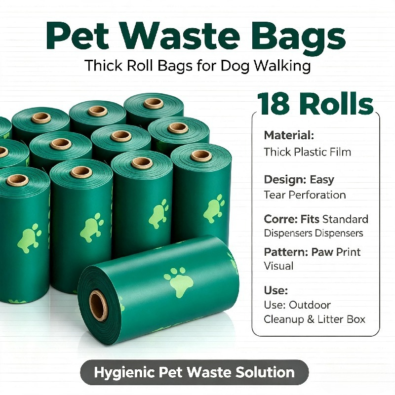 18 Rolos de Sacos para Dejetos - Biodegradable Bin Liner avaliação e preço